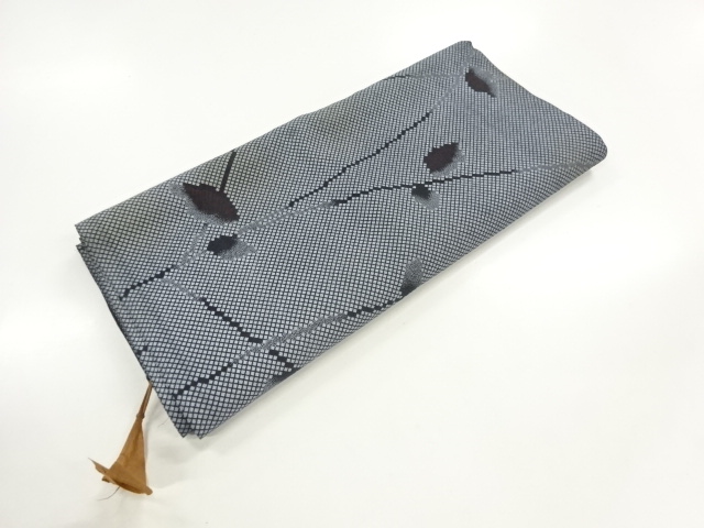 アンティーク　枝花模様着物洗い張り